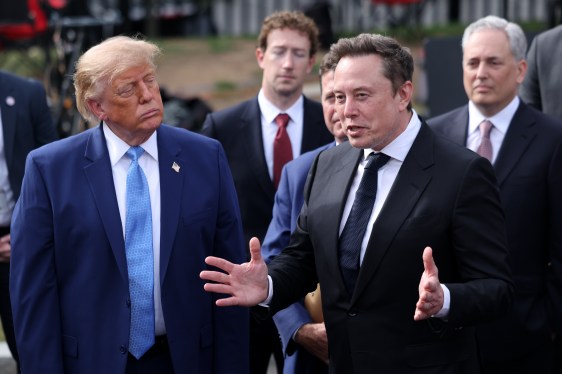 Donald Trump and Elon Musk