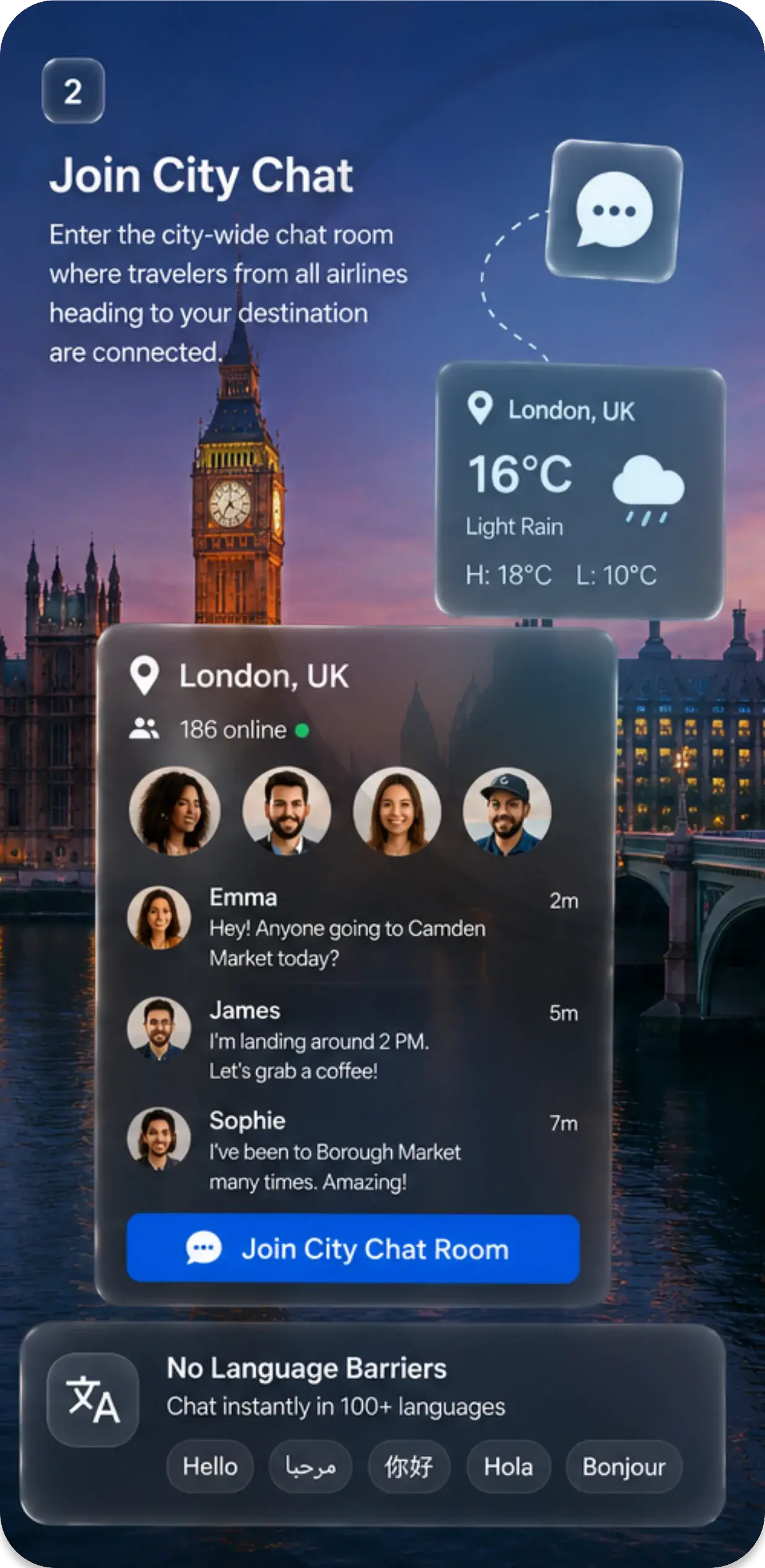 Seatlr — Join City Chat